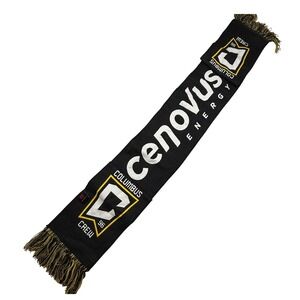 Ruffneck Columbus Crew MLS Soccer Scarf Black Yellow Cenovus Energy One Size